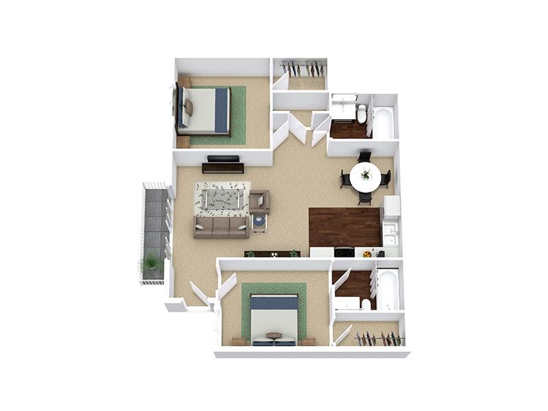 2A Floorplan at Dover Pointe