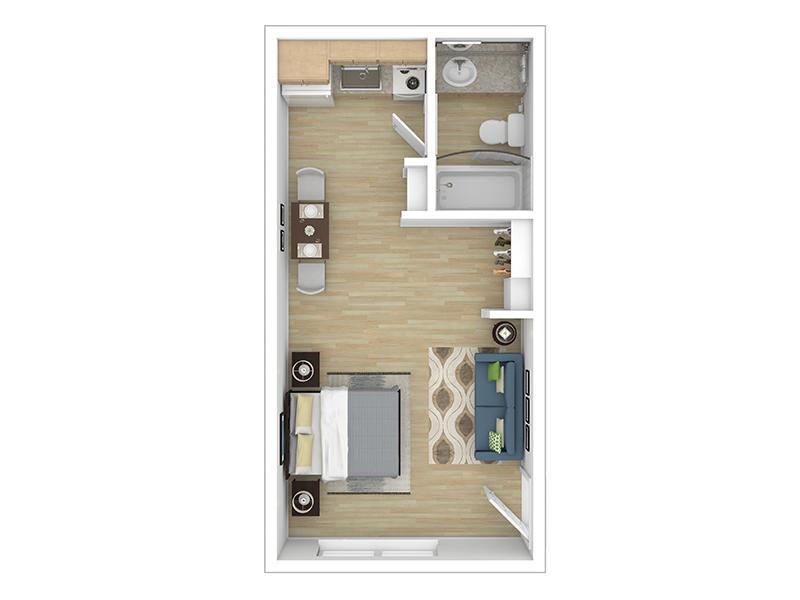 The Passages at Rye 1255 Apartments Floor Plan The Lotus