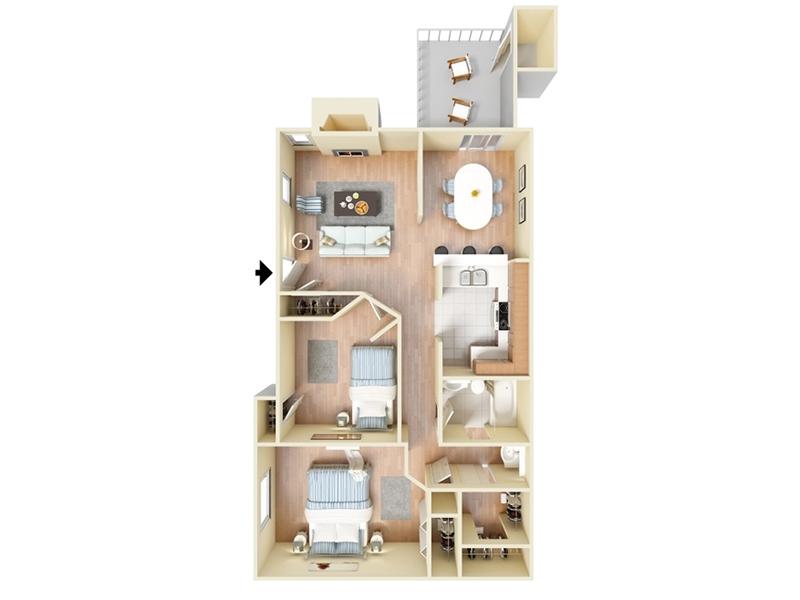 View floor plan image of Elm apartment available now