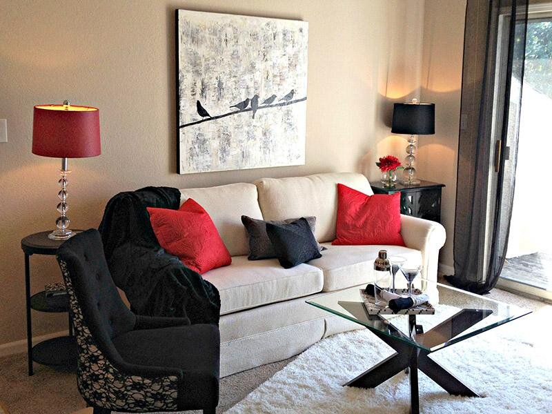 Living Room | The Lodge Apartments