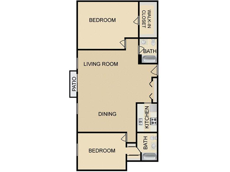 Hollywood View Towers Apartments Floor Plan B5