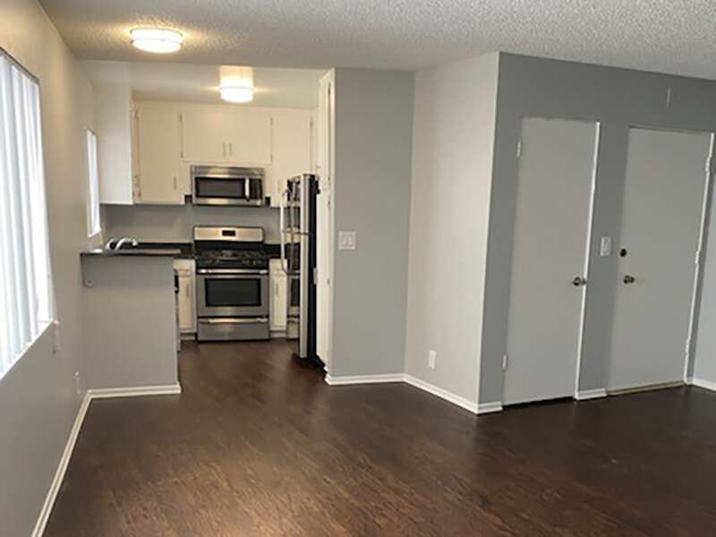 Living Room & Kitchen | Studio City Midrise