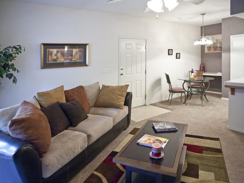 Front Room | Luxe West Apartments in Fresno, CA