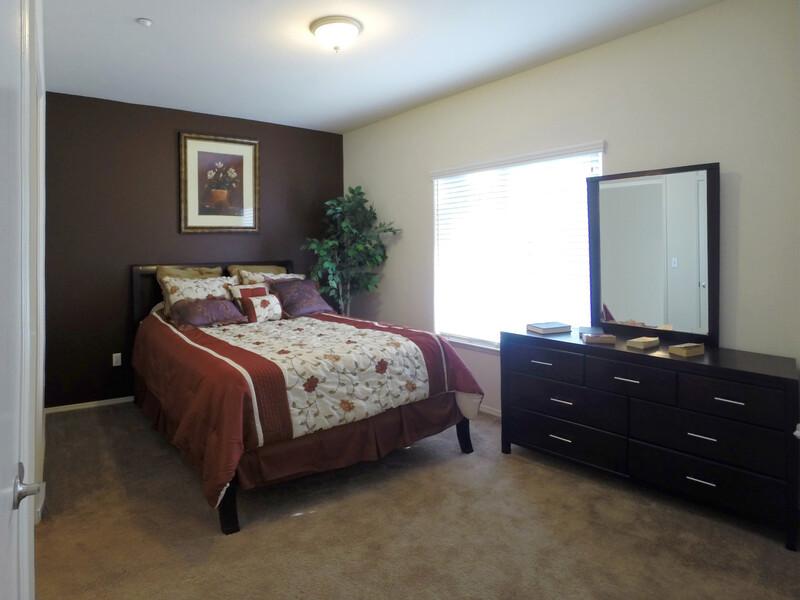 Spacious Bedroom | Luxe West Apartments in Fresno, CA