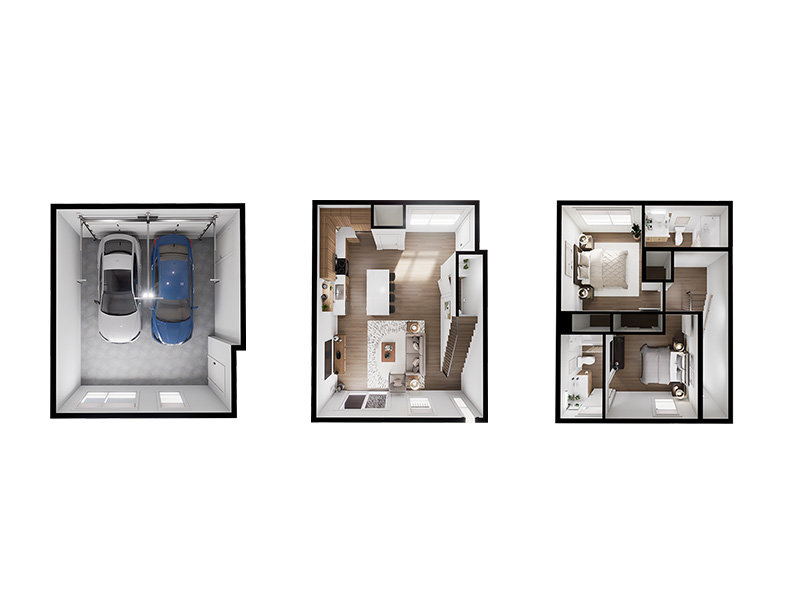 TH Floor Plan at Seagrove Apartments