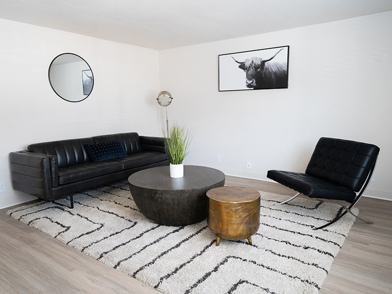 Living Room | Station Five Townhomes