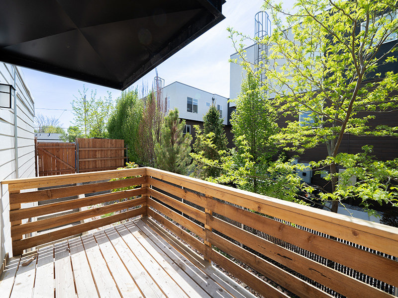 Patio | Station Five Townhomes