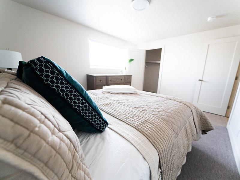 Interior Bedroom | Station Five Townhomes