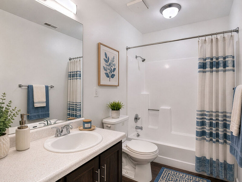Bathroom with Ceiling Light and Shower | Eastbrook