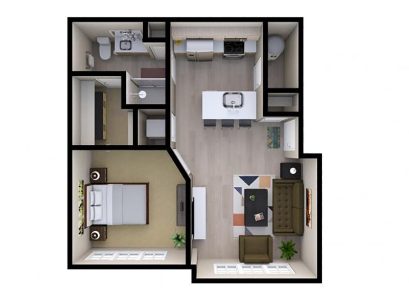 Station 324 Apartments Floor Plan A