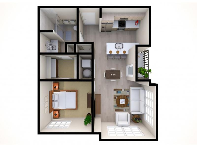 View floor plan image of B apartment available now