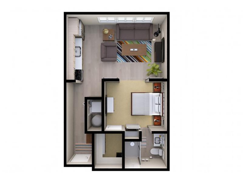 View floor plan image of E apartment available now