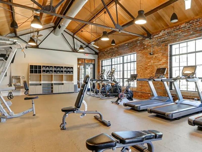 Gym | Station 324 Apartments in Columbus, OH