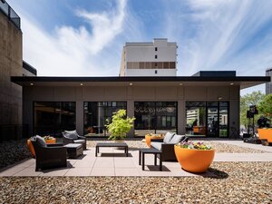 Clubhouse Exterior | 223 E Town Apartments