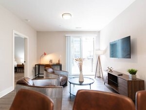 Living Room | 223 E Town Apartments