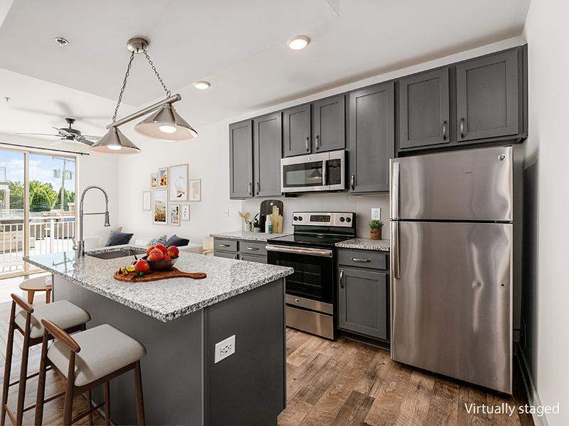 Furnished Kitchen | The Jerome Apartments in Columbus, Ohio