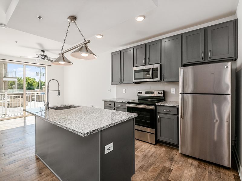 Kitchen with Stainless Steel Appliances | The Jerome Apartments in Columbus, Ohio