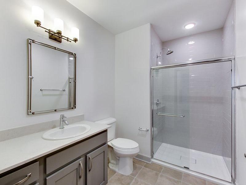 Walk in Shower | The Jerome Apartments in Columbus, Ohio
