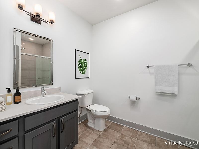 Furnished Bathroom | The Jerome Apartments in Columbus, Ohio