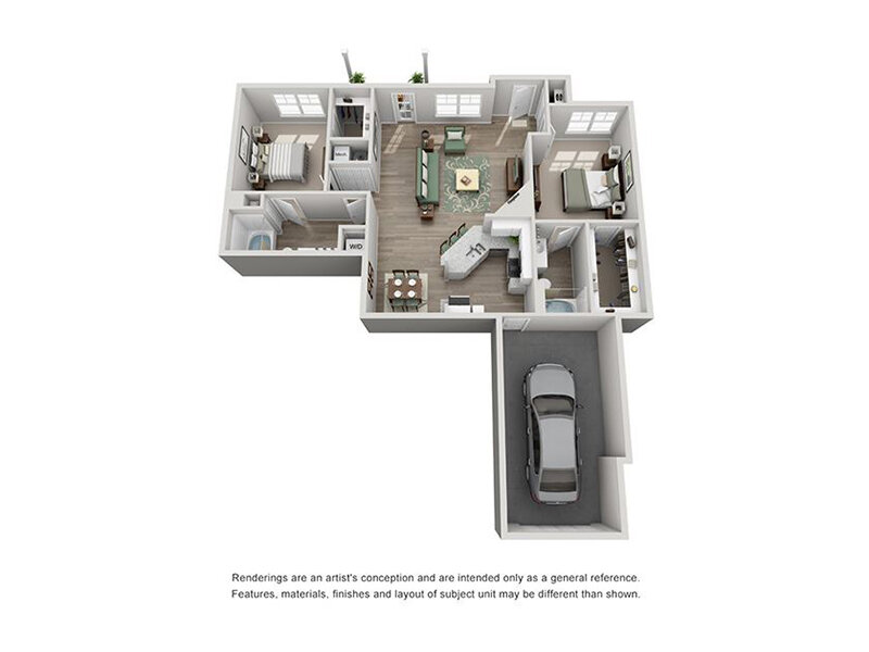 Premium Single-Level + Attached Garage B5