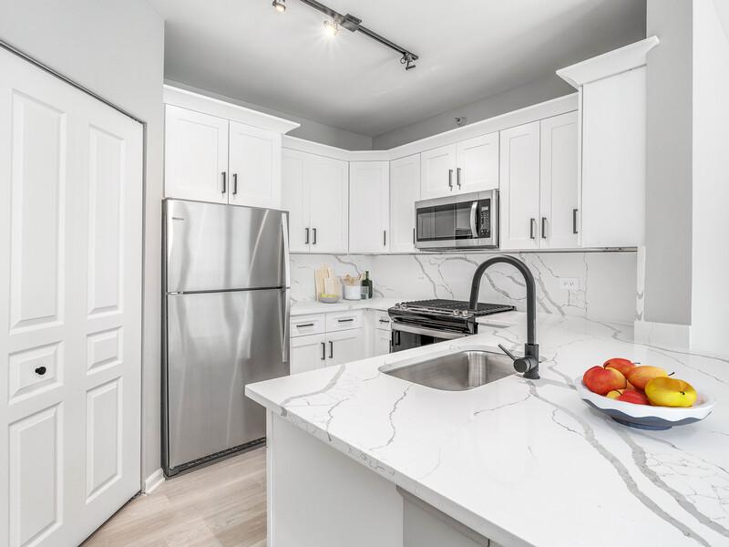 Kitchen - Renovated | Grand Reserve of Naperville Apartments