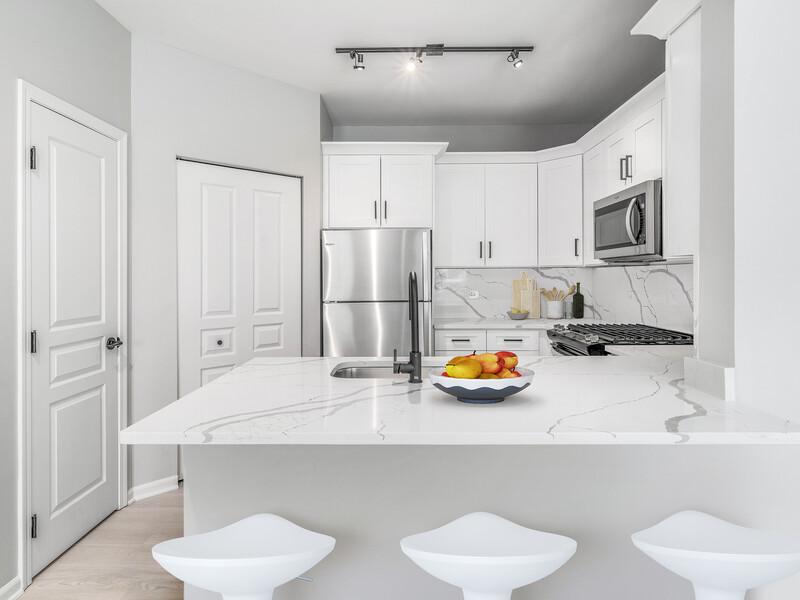 Kitchen Counters - Renovated | Grand Reserve of Naperville Apartments