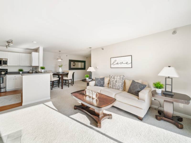 Living Room | Camden at Bloomingdale Apartments