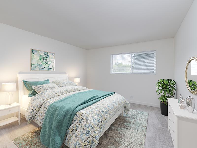 Model Bedroom | Wellington Creek Apartment's in Lisle, IL