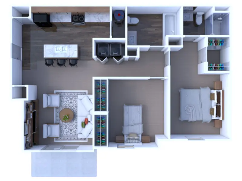 The Preston floor plan at The Monarch Blacklick Creek