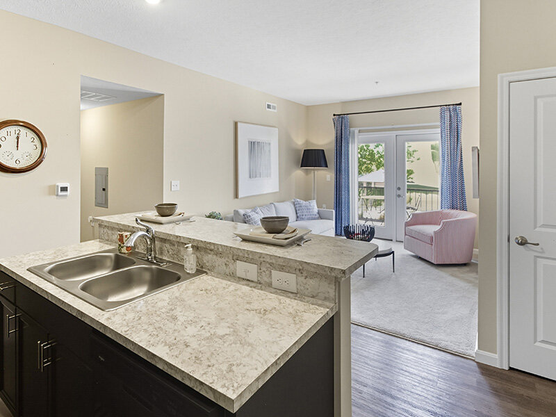 Kitchen and Living Room | The Monarch Blacklick Creek