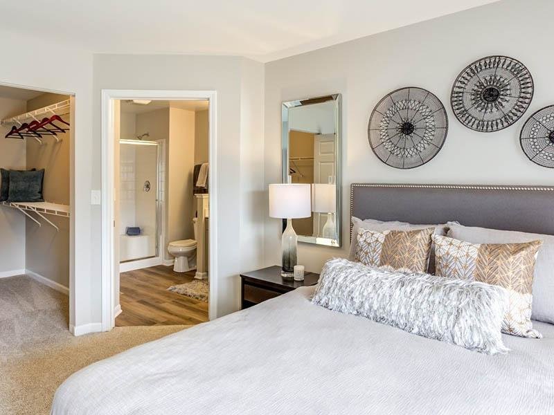 Three BR Apartments in Naperville IL - River Run at Naperville - Bedroom with Plush Carpeting and a Large Closet