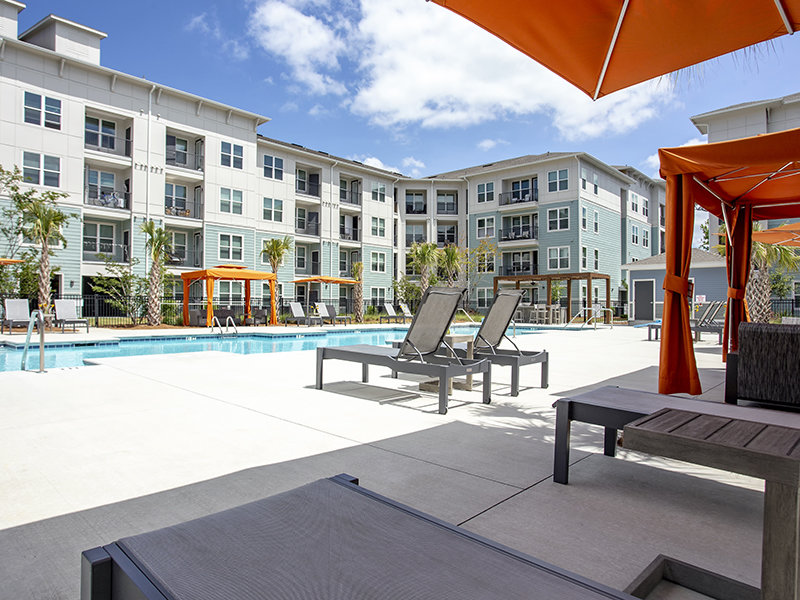 Poolside | Atlantic on the Avenue Apartments for Rent in North Charleston, SC