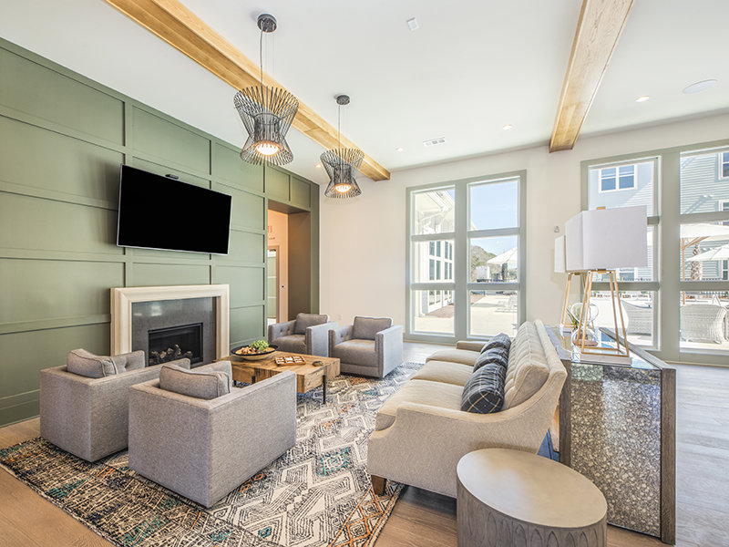 Clubhouse Lounge | Atlantic on the Boulevard Apartments in North Charleston, SC