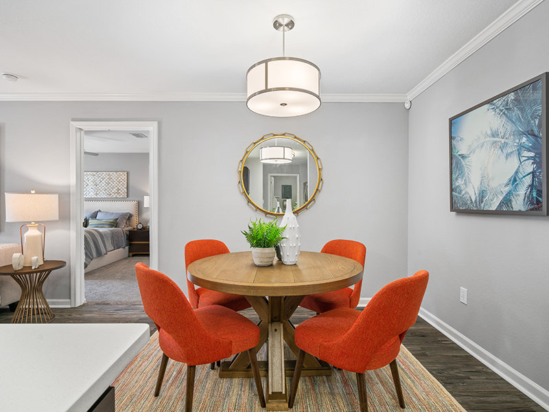 Model Dining Room | Latitude at Wescott Apartments in Summerville