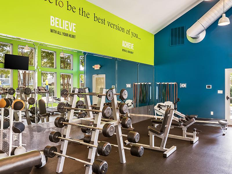 Fitness Center | Orchard Park Apartments in Greenville, SC
