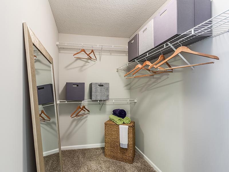 Walk In Closets | Willowbrook Apartments in Greenville, SC