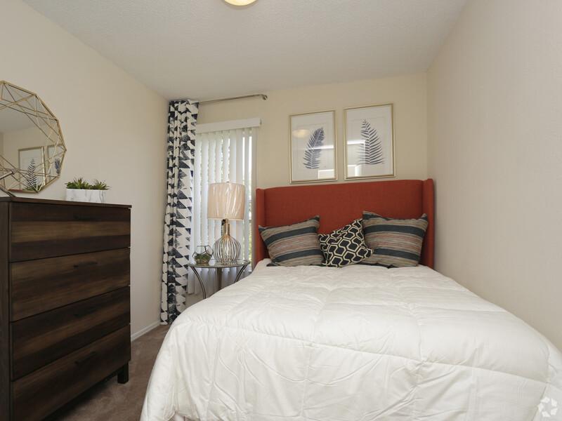 Furnished Bedroom | River Crest Apartments in Columbia, SC