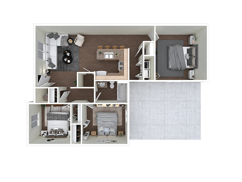 3 Bedroom 1 Bathroom