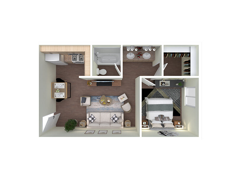 1 Bedroom 1 Bathroom