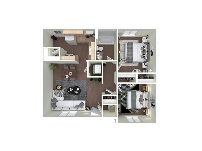 2 Bedroom 1 Bathroom