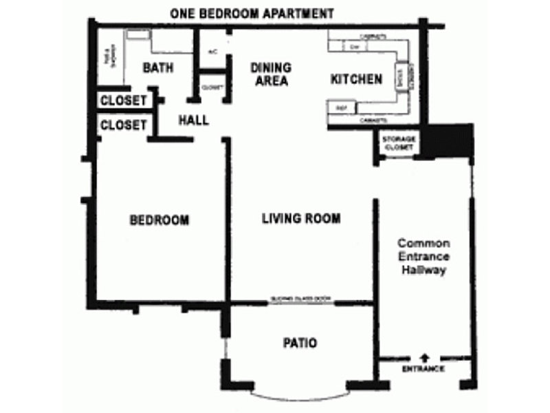 The Magnolia floor plan at Ashland Commons Apartments