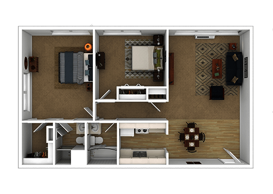 Floorplan for Foxhill Apartments