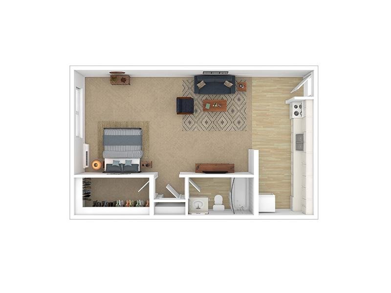 Studio Floorplan at Foxhill