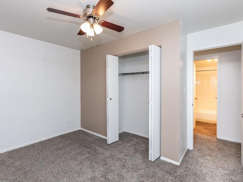 Bedroom Closet | 2x1.5 - 928 | Foxhill Apartments in Casper, WY