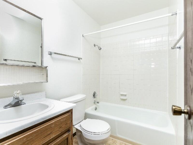 Bathroom | Studio | Foxhill Apartments in Casper, WY