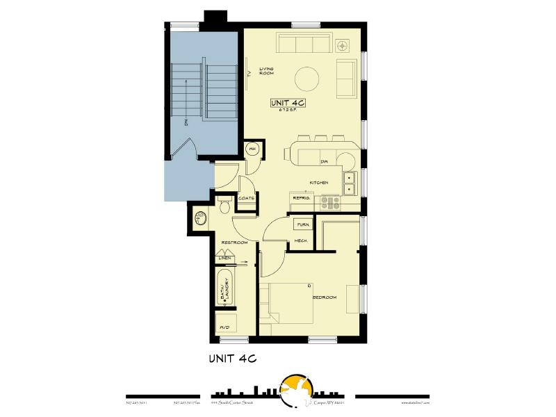Hotel Virginia Apartments Floor Plan 4C