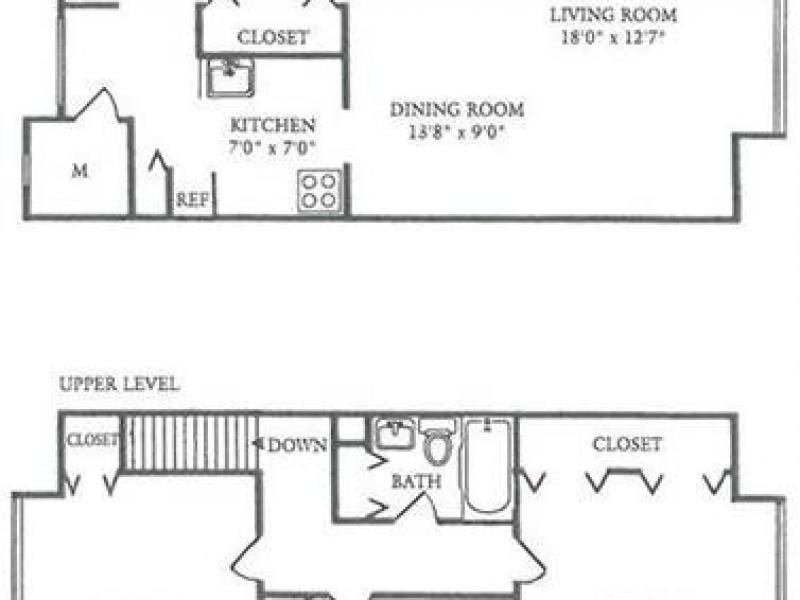 Fort Chaplin Park Apartments Floor Plan 3 Bedrooms
