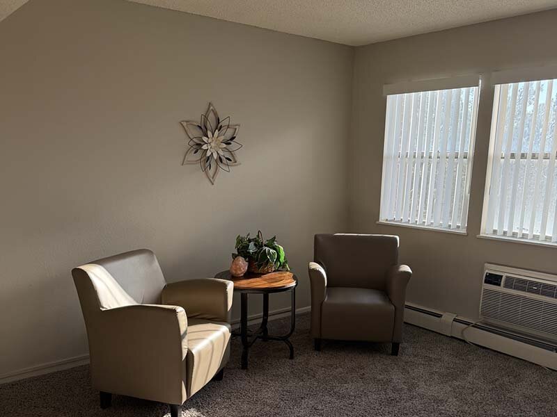 Living Room | Spring Creek Apartments in  Colorado Springs, CO