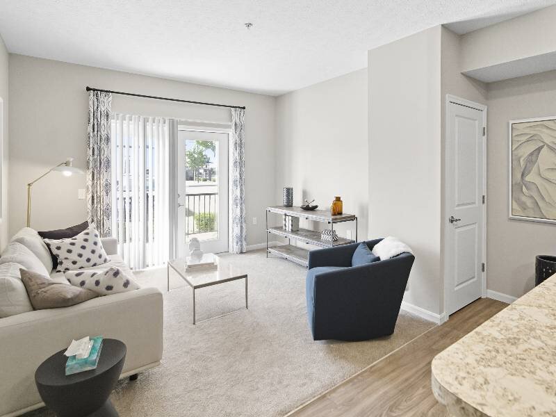 Front Room | The Monarch on East Broad Apartments