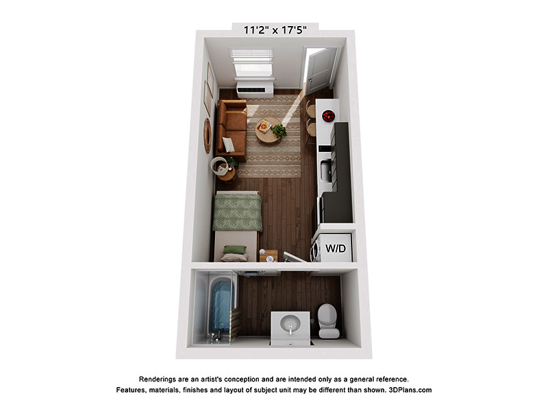 Iris floor plan at Oslo Apartments